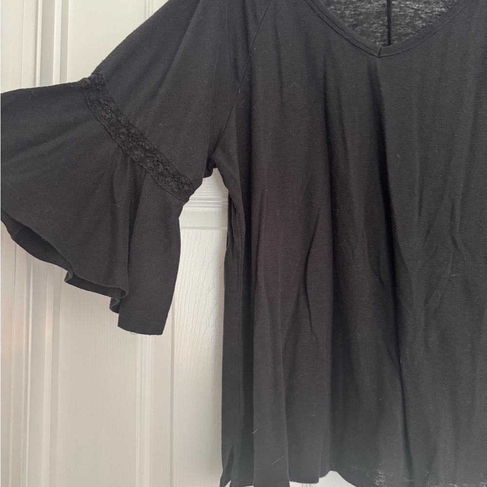 Lane Bryant Black Knit Top size 18/20 😍